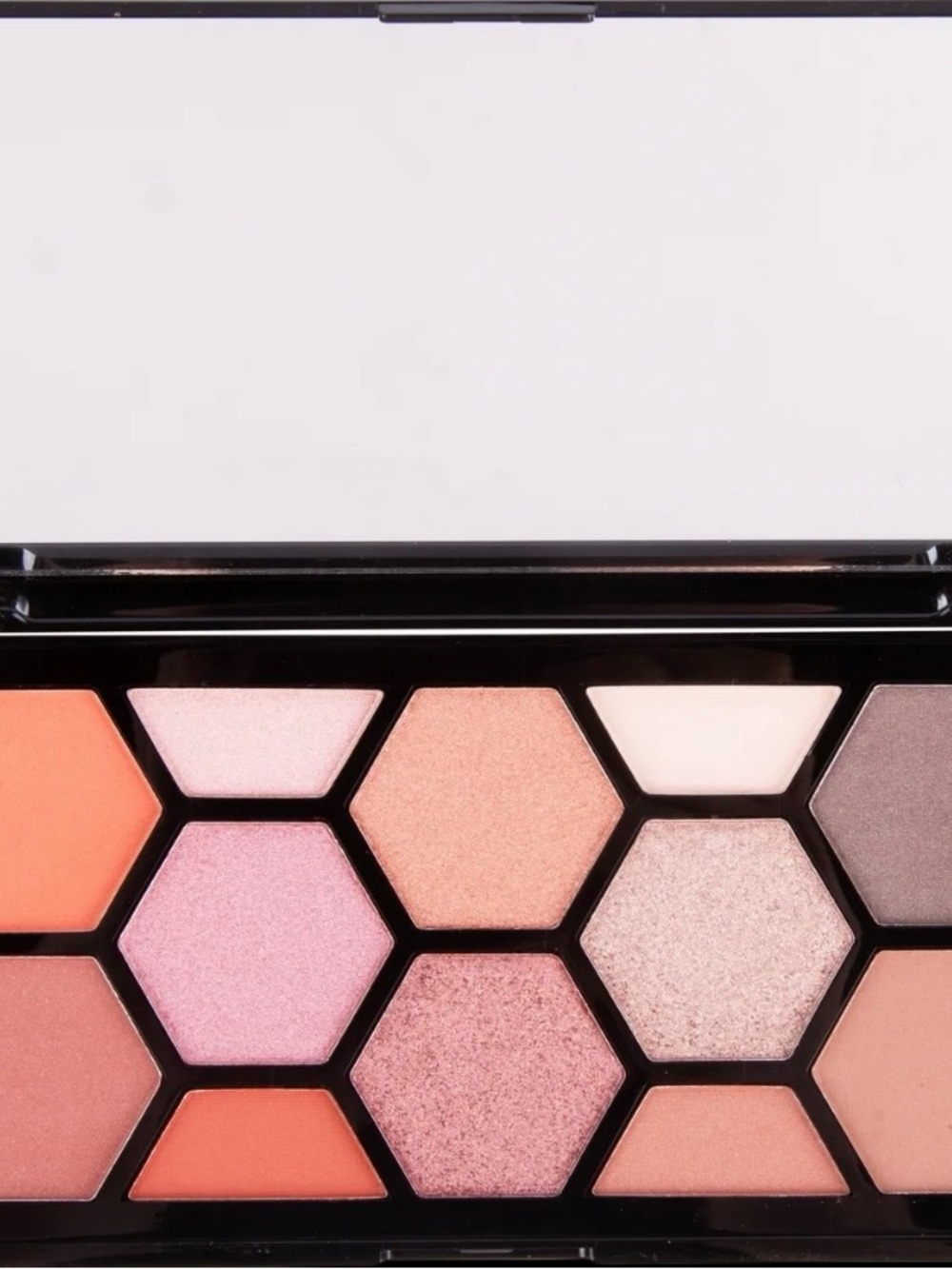 Soft Peach & Pink Eyeshadow Palette - Warm Pink Tones